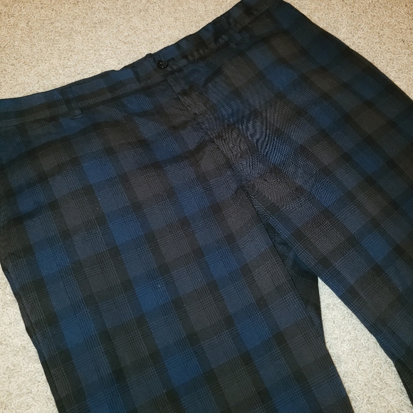 Izod Plaid Dress Pants Performance Size 36